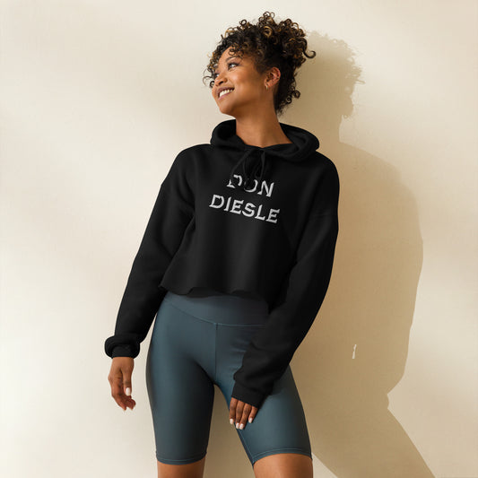 Don Diesle (Black) Crop Hoodie